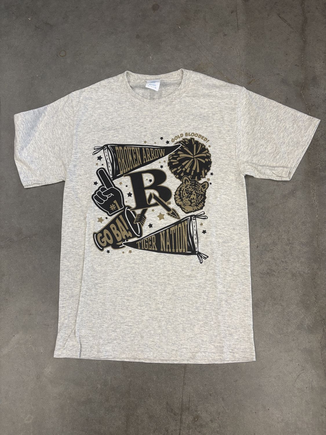 TIGER NATION PENNANT TEE 25