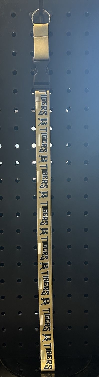 SMD LANYARD W/ BREAK AWAY, COLOR: VEGAS BA TIGERS