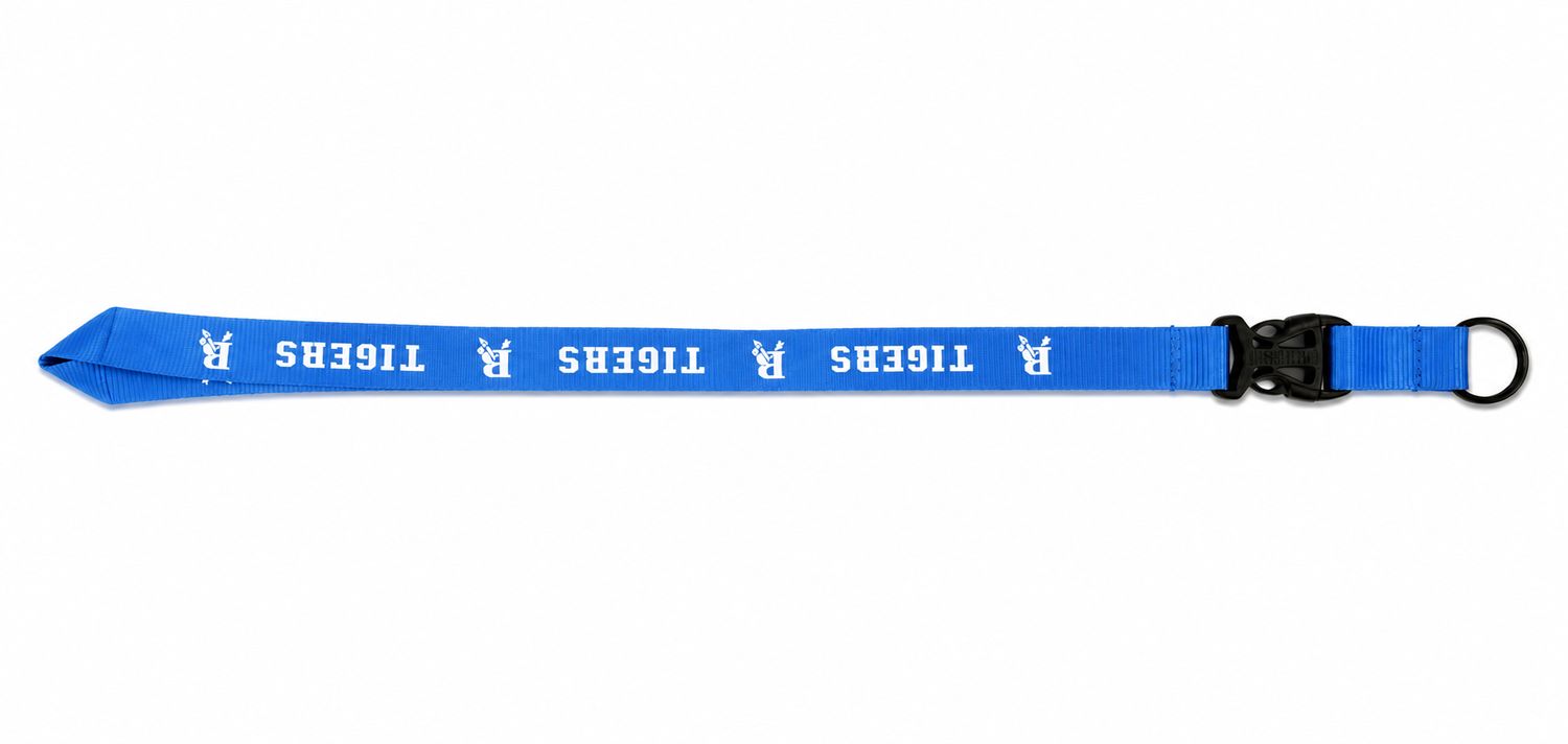 BLUE TIGER LANYARD