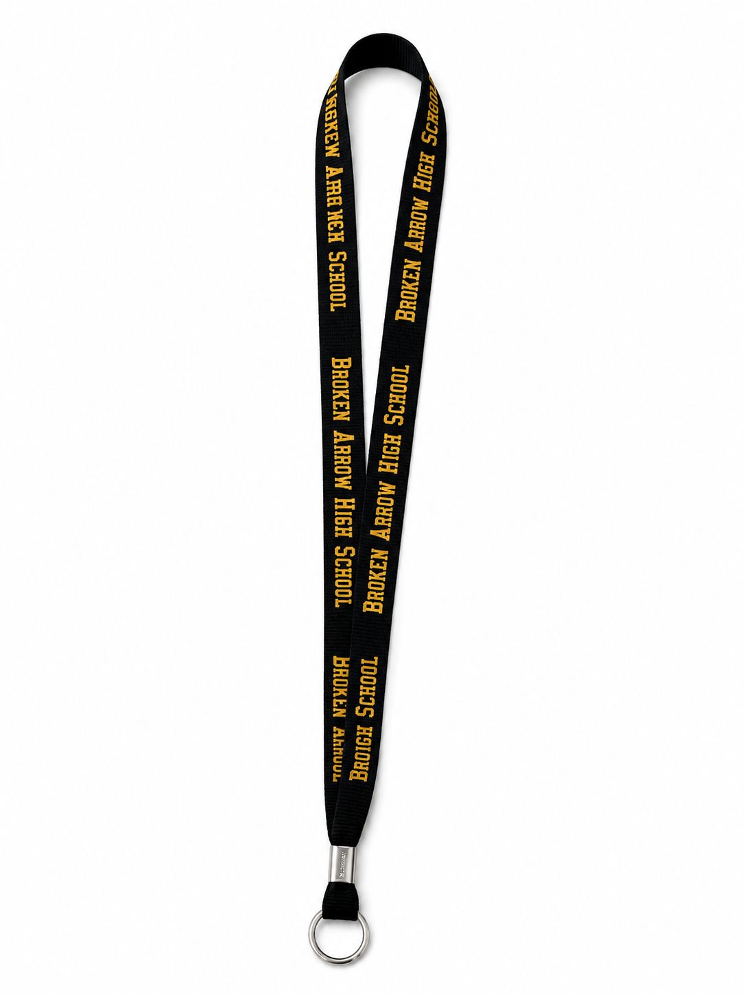 WIDE BLACK LANYARD