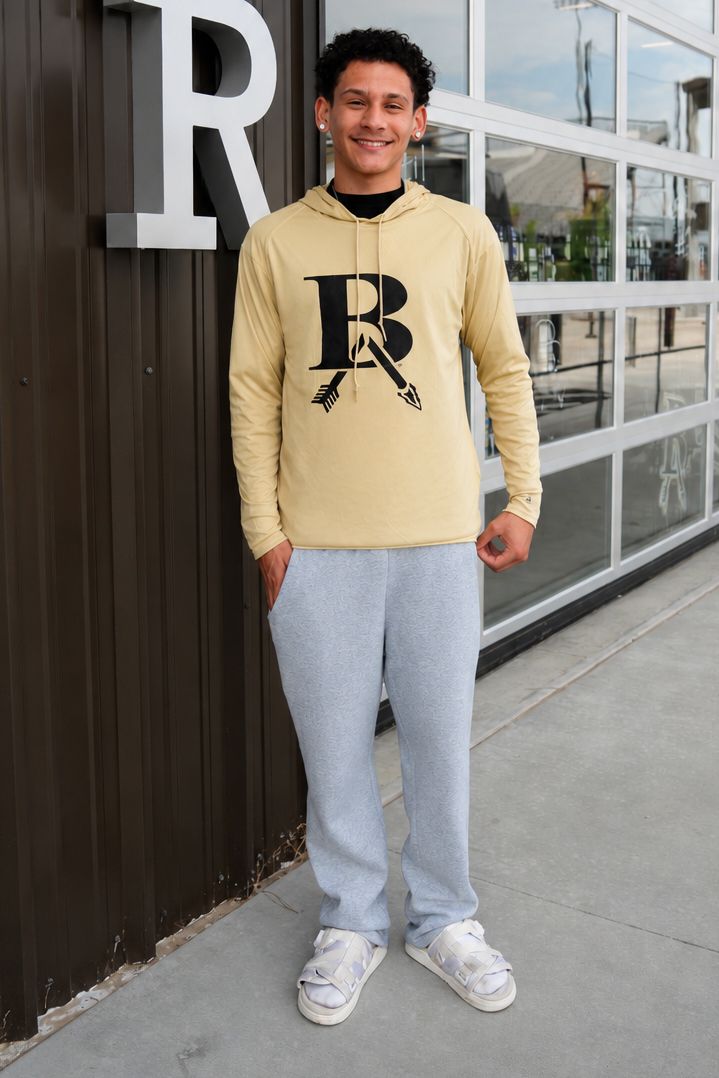B-CORE HOODED LONG SLEEVE TEE