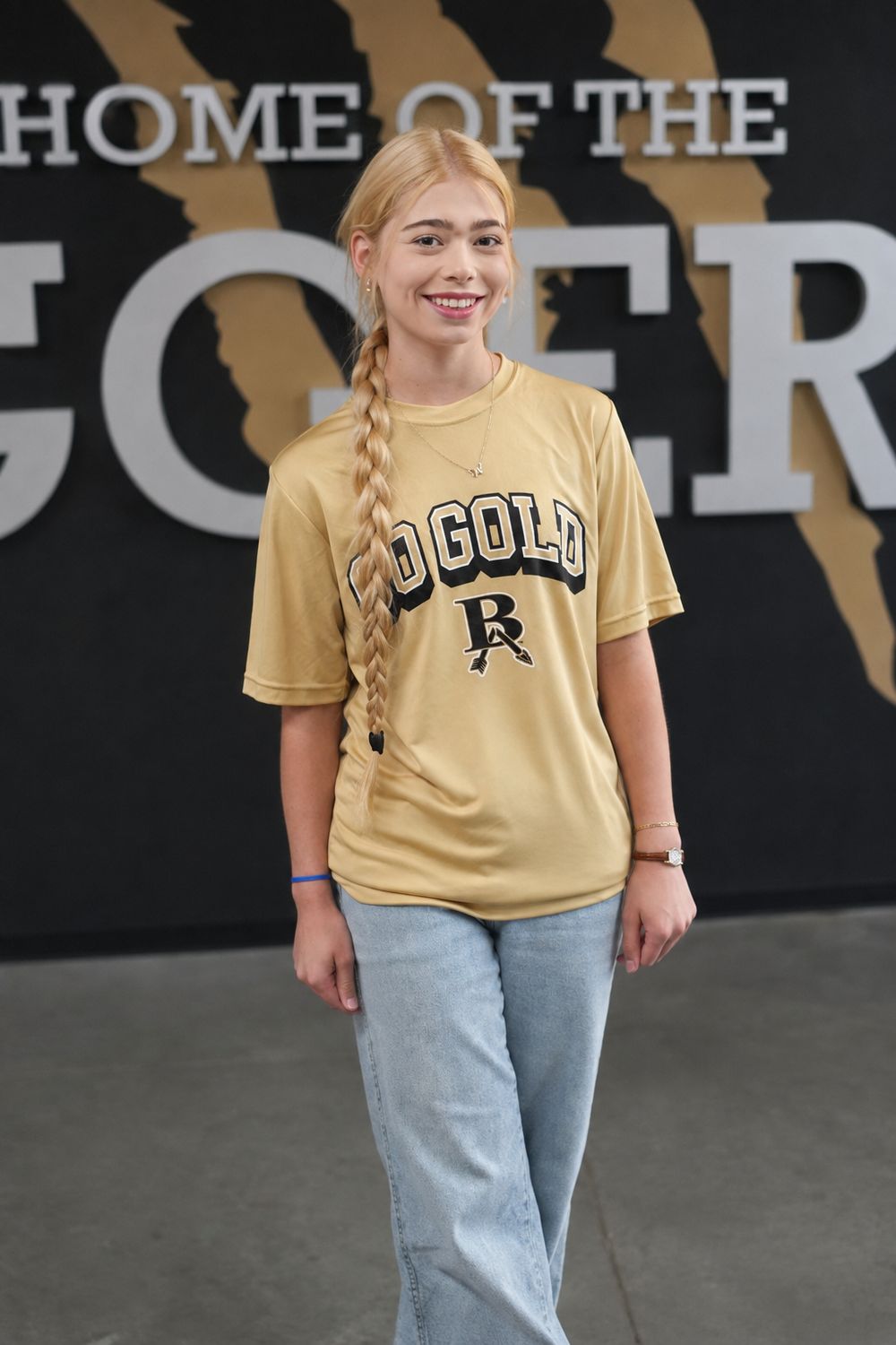 GO GOLD DRIFIT TEE 26F