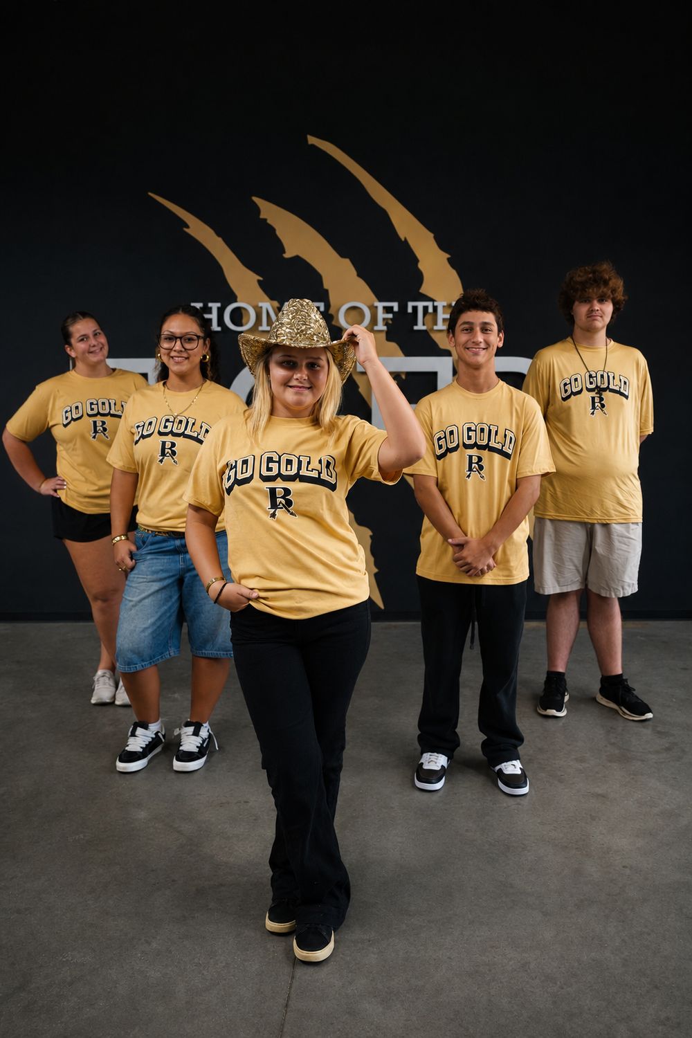 GO GOLD COTTON TEE