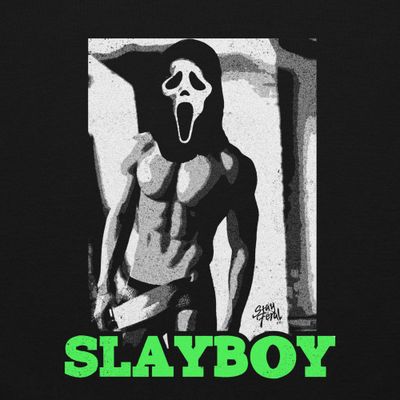 Slayboy Green Text Hoodie