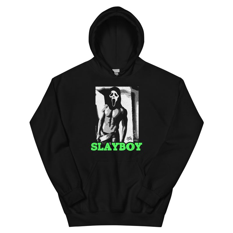 Slayboy Green Text Hoodie