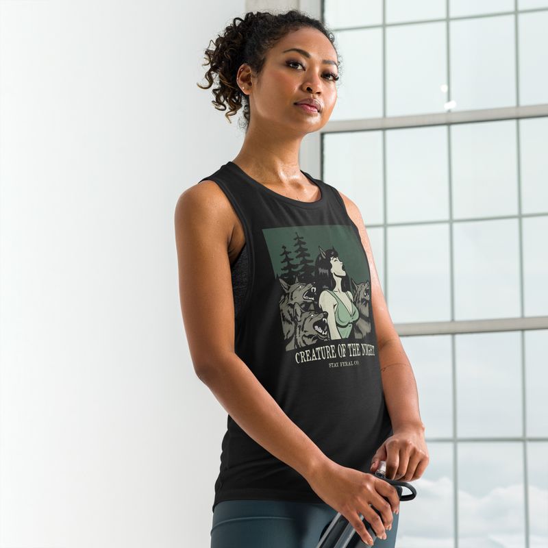 Creature of the Night Ladies’ Muscle Tank