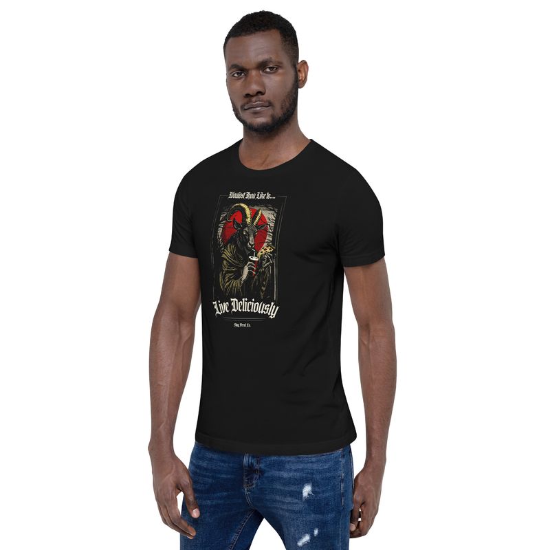 Live Deliciously tee (front print)