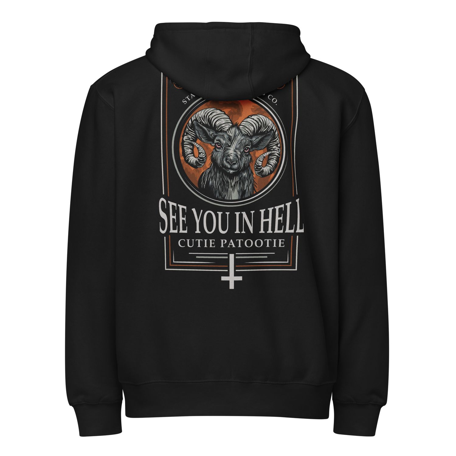 See You in Hell Zip Hoodie