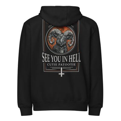 See You in Hell Zip Hoodie