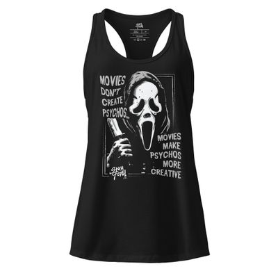Movies Don’t Create Psychos Ladies’ Tank