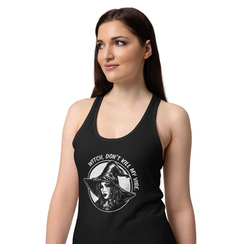 Witch Don’t Kill My Vibe Ladies’ Tank