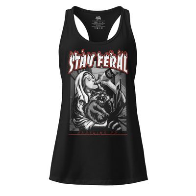 Women’s fitted racerback tank top