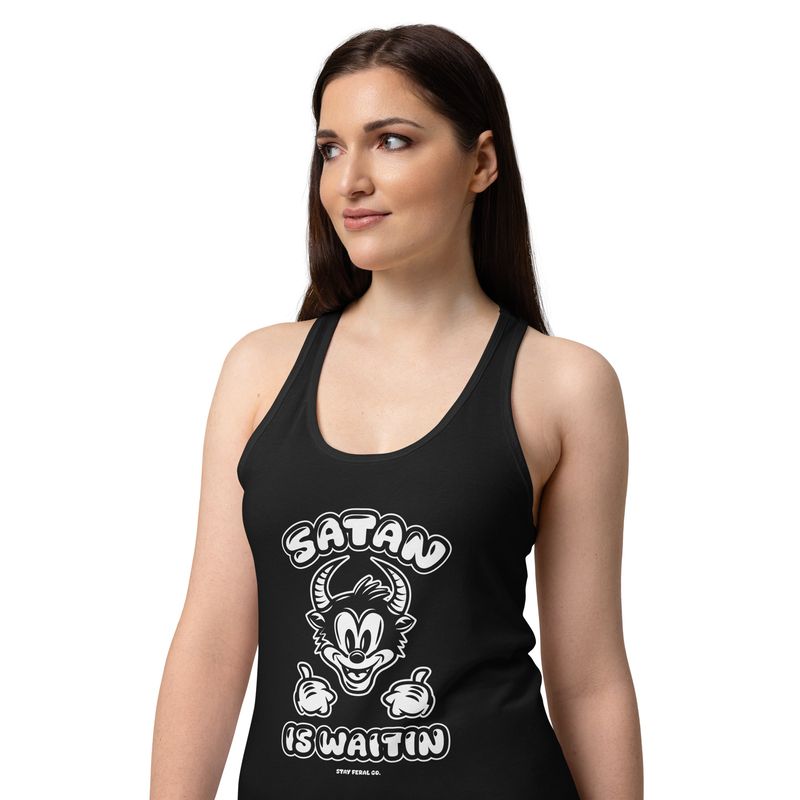 Satan Is Waitin Ladies’ Tank