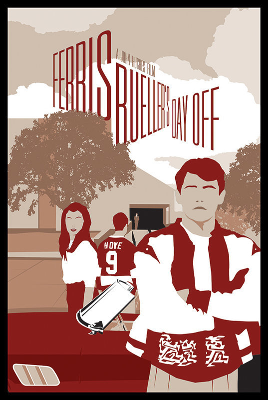 Ferris Bueller's Day Off - 12"x18" Custom Poster