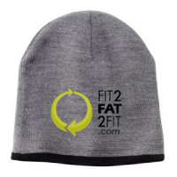 GRAY Embroidered Beanie
