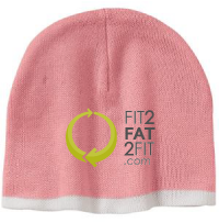 PINK Embroidered Beanie