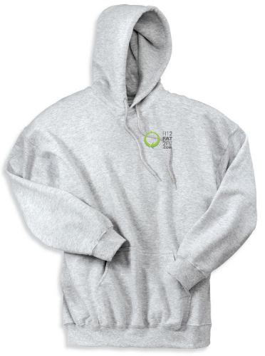 Gray MEDIUM Embroidered Hoodie