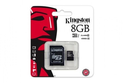 SD kaart 8GB