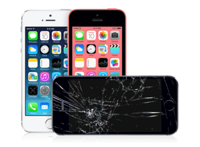 Reparatie scherm iphone 5s en 5c wit of zwart