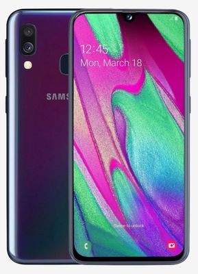 Samsung Galaxy A40 zwart 64GB