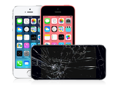 Reparatie scherm iphone 5s en 5c wit of zwart