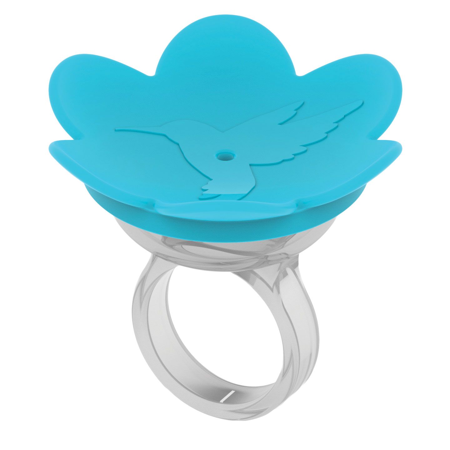 Hummingbird Ring by ZUMMR - Blue