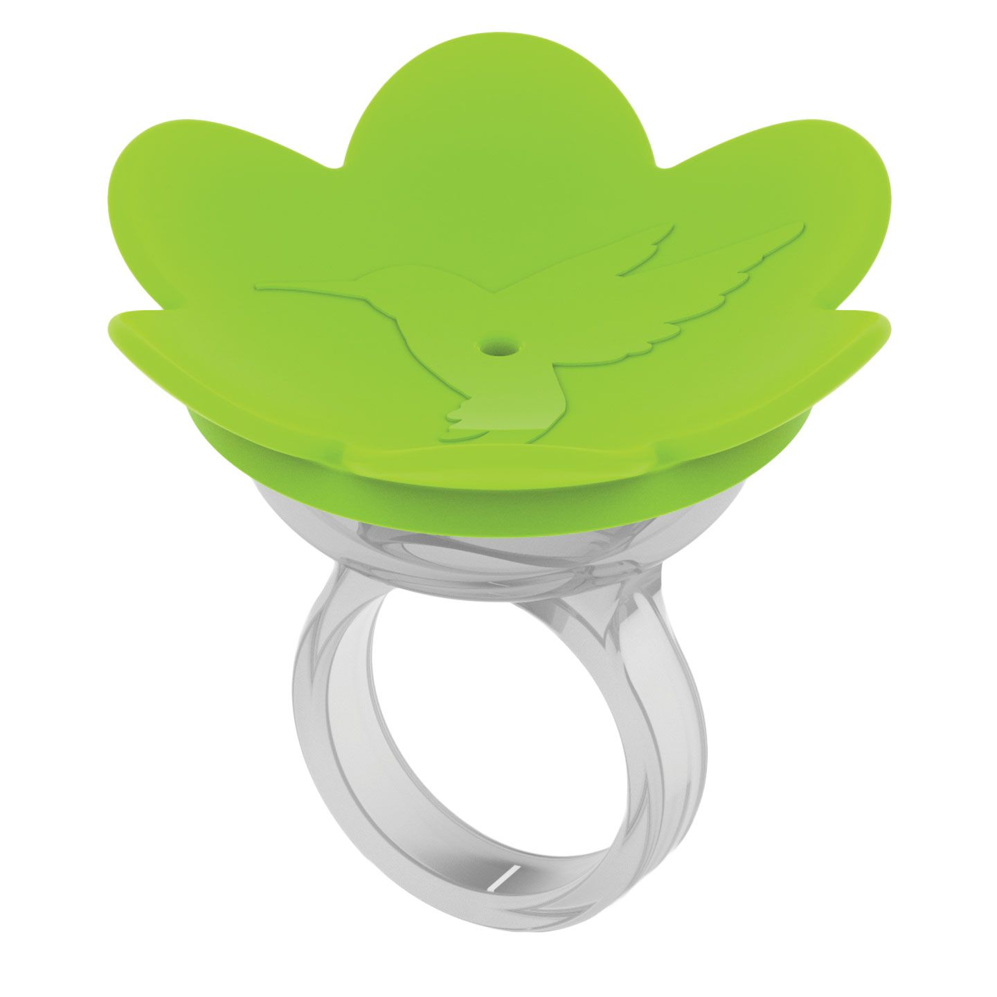 Hummingbird Ring by ZUMMR - Green