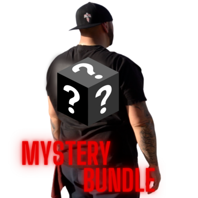 mystery shirt and sticker