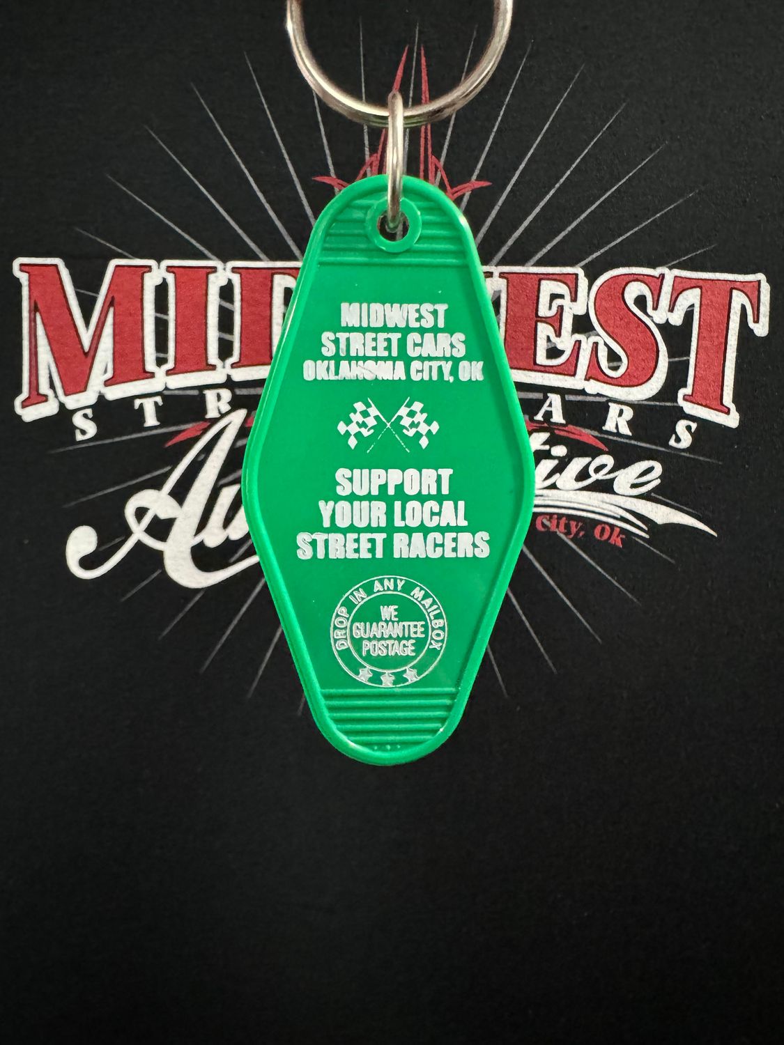 Lime Motel Keychain