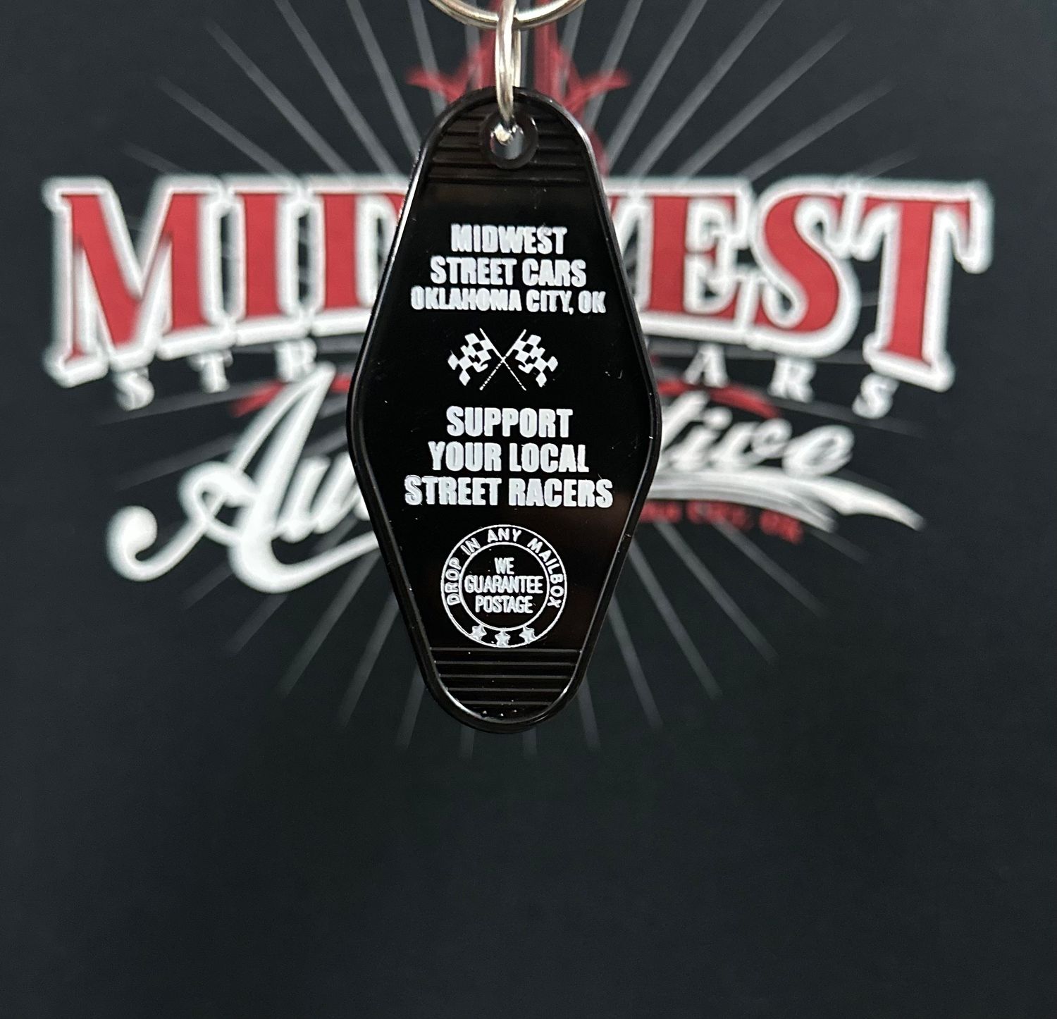 Black Motel Keychain