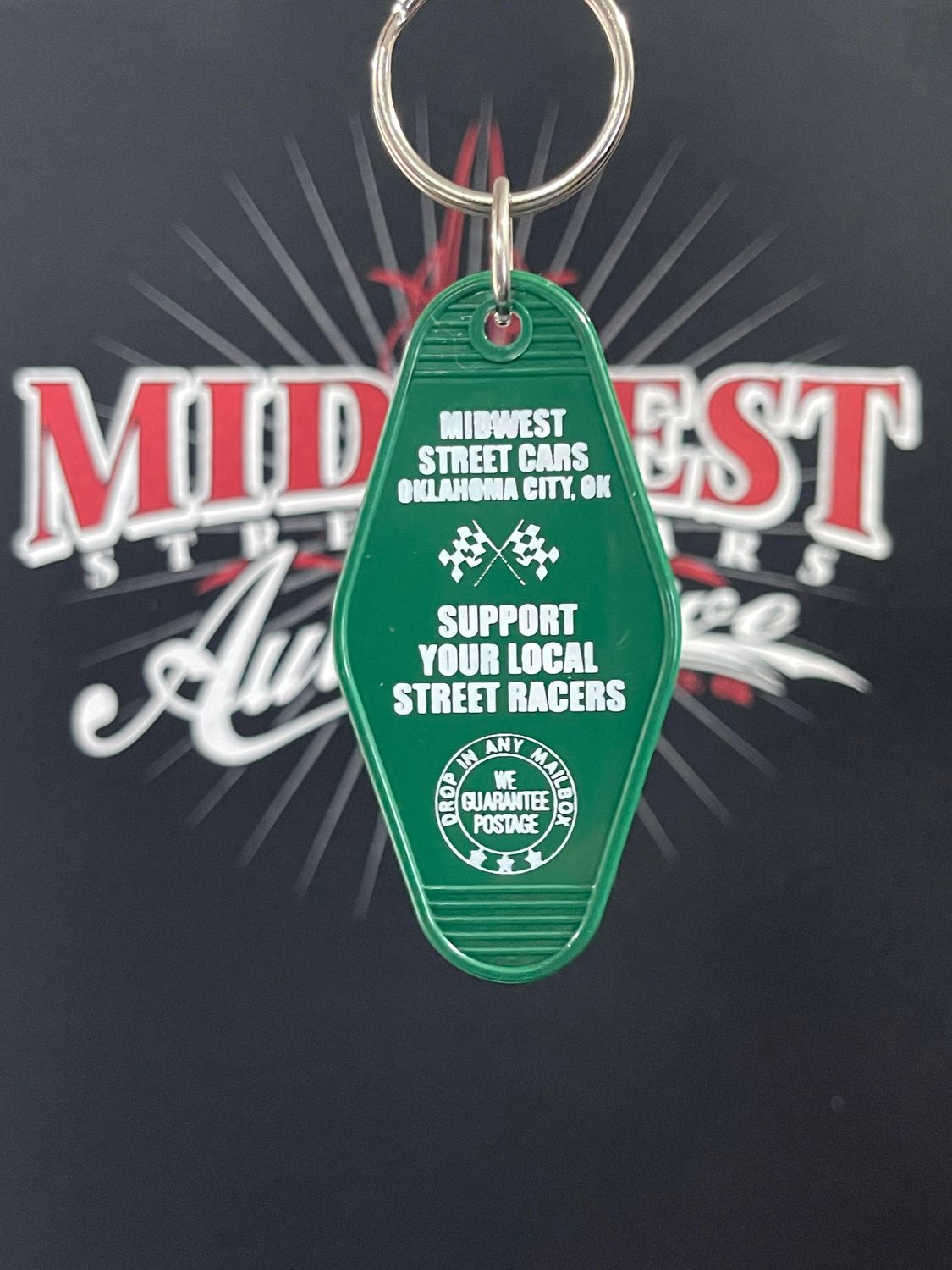 Evergreen Motel Keychain