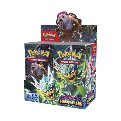 Pokémon TCG: Scarlet &amp; Violet-Twilight Masquerade Booster Display Box (36 Packs)