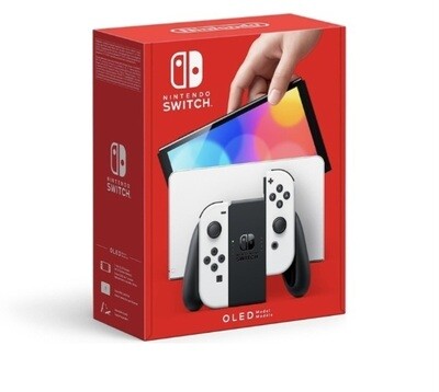 CONSOLE NINTENDO SWITCH OLED JOY-CON BIANCO - ROSSO/BLUE NEON ( GARANZIA ITALIA )