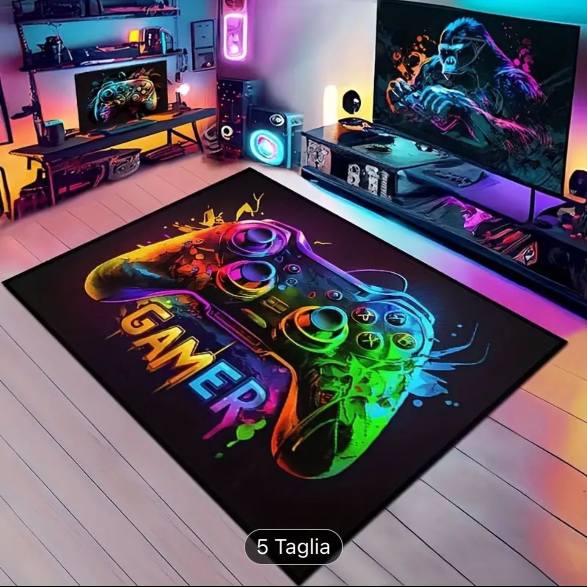 Tappeto gaming per la stanzetta