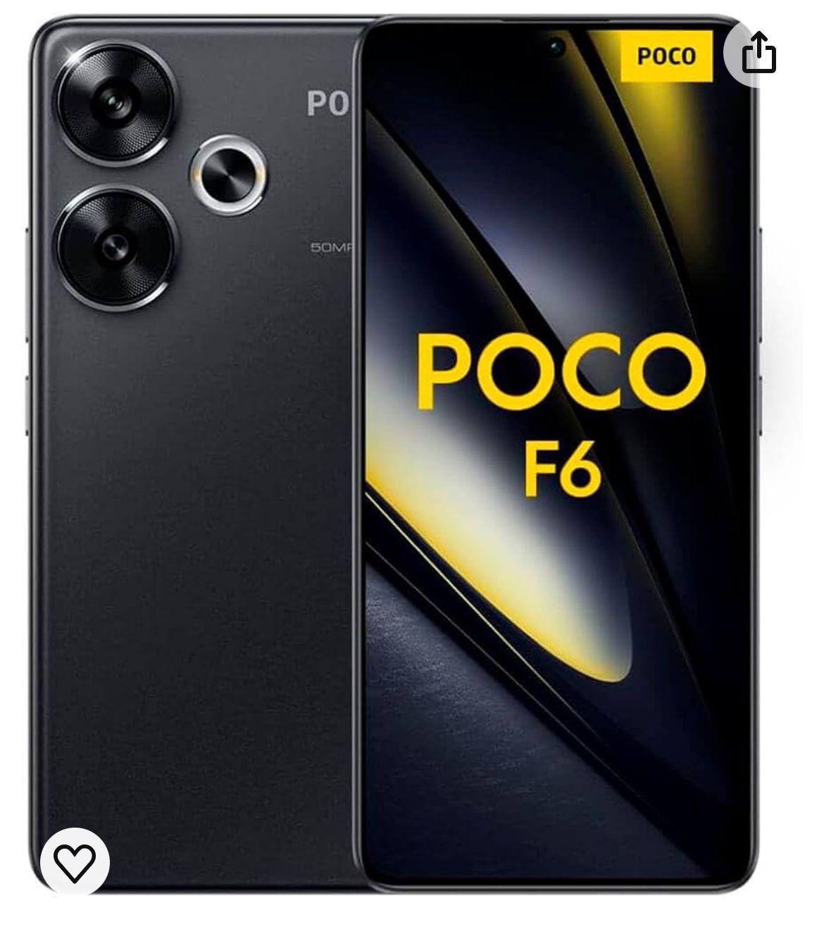 Xiaomi Poco F6, 12GB+512GB, Nero