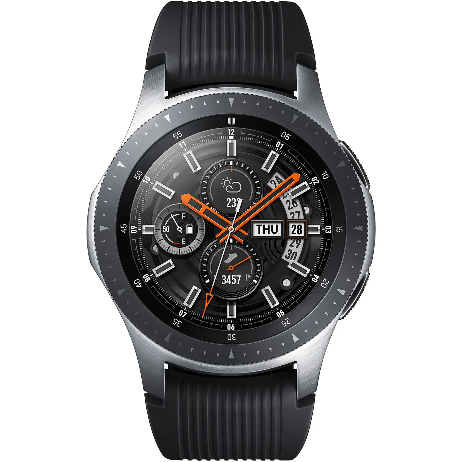 Smart Watch Samsung Cardio­frequenzimetro GPS Gear S3 Classic - Argento