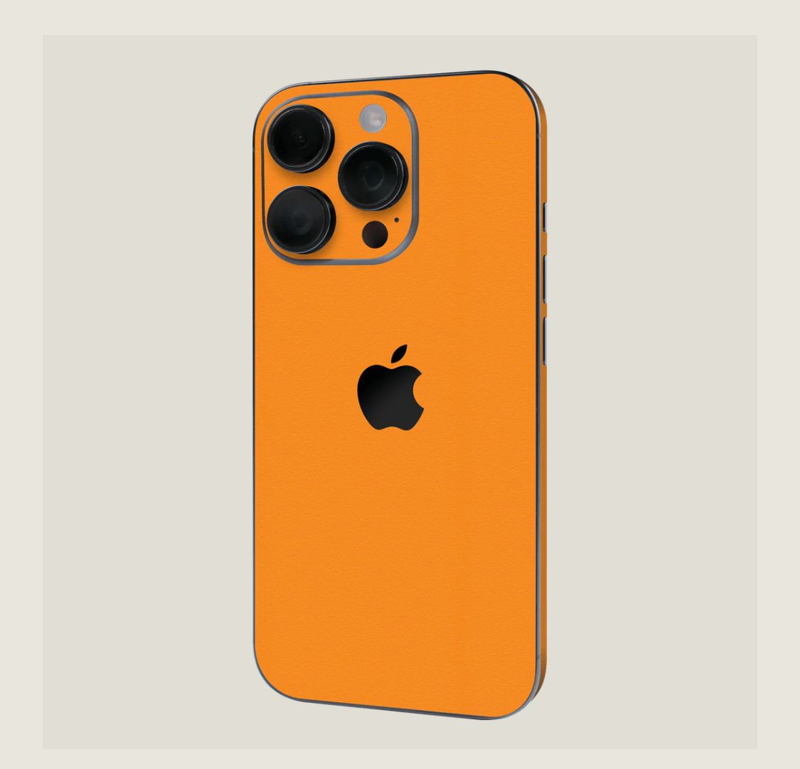 iPhone 16 Pro MAX LUXURIA Sunrise Orange Matte Textured Skin