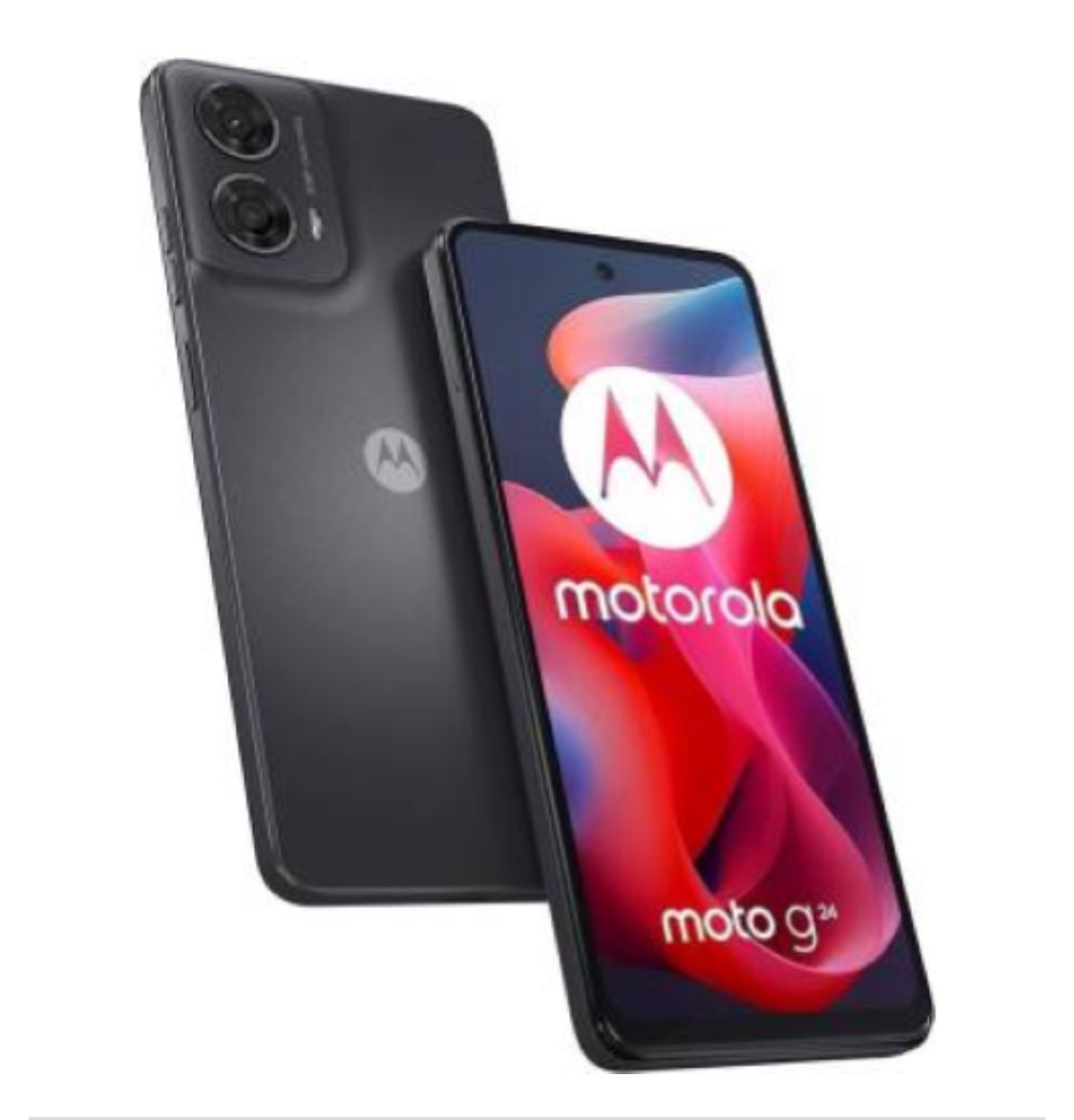 MOTOROLA MOTO G24 8+128GB 6.5&quot; MATTE CHARCOAL EUROPA