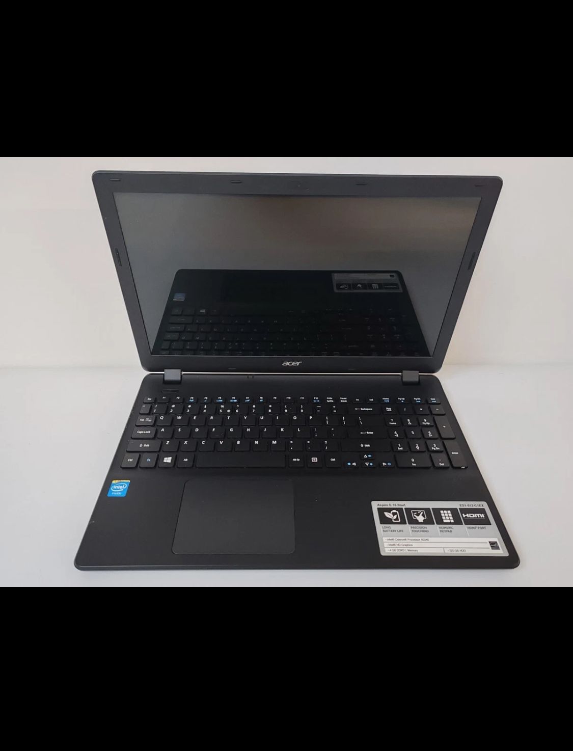 NOTEBOOK ACER ASPIRE E15 INTEL CELERON N2840 4GB RAM 320GB HD WIFI WEBCAM