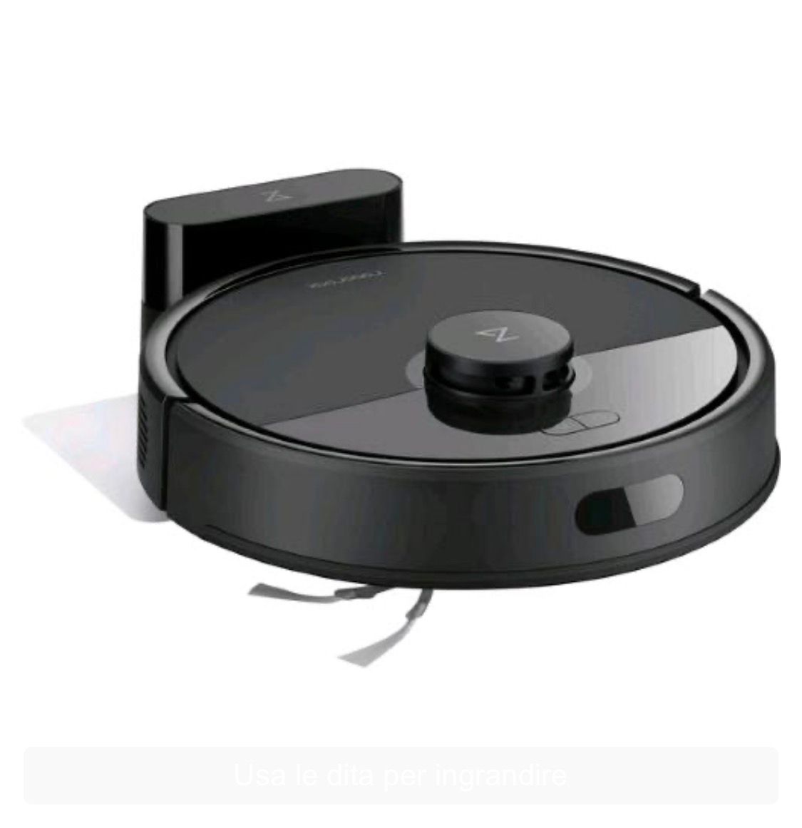 ROBOROCK Q7B F5 ROBOT ASPIRAPOLVERE E LAVA PAVIMENTI CON ASPIRAZIONE HYPERFORCE DA 8000 Pa WI-FI 3.200 mAh NERO