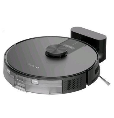 EZVIZ RE4 ROBOT ASPIRAPOLVERE LAVAPAVIMENTI, NAVIGAZIONE LIDAR RILEVAMENTO OSTACOLI, ASPIRAZIONE 4000Pa, RILEVAMENTO TAPPETI/CADUTE, SERBATOIO ACQUA 300 ml, AUTONOMIA 180 min WI-FI/APP/ALEXA NERO