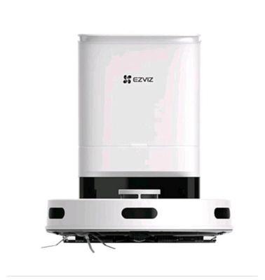 EZVIZ RE5 PLUS ROBOT ASPIRAPOLVERE CON BASE SVUOTAPOLVERE DA 4 LT. CAPACITA&#39; ASPIRANTE 4.000Pa RILEVAMENTO TAPPETI BIANCO