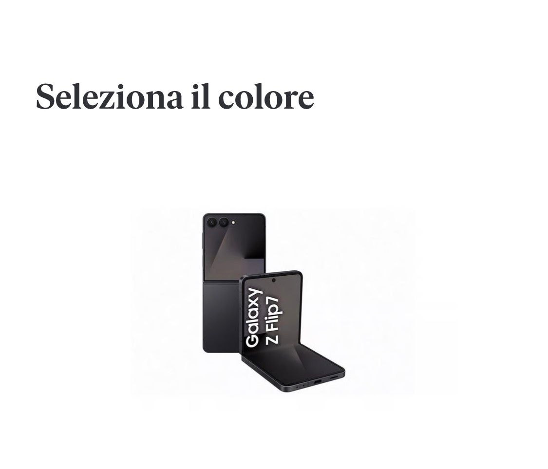 Galaxy Z Flip7 256GB ( come nuovo )