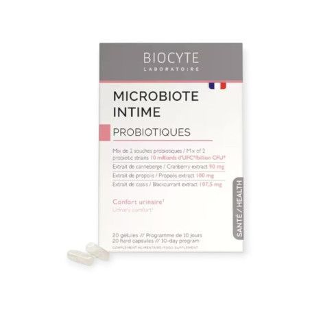 BIOCYTE Microbiote Intime Boite de 20 gélules BIOCYTE Microbiote Intime Boite de 20 gélules