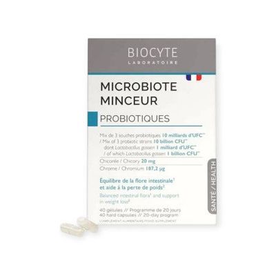 Biocyte Microbiote Minceur Boite de 40 gélules Biocyte Microbiote Minceur Boite de 40 gélules