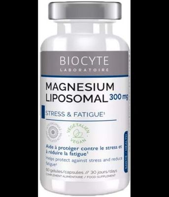 BIOCYTE MAGNÉSIUM LIPOSOMAL 60 gélules BIOCYTE MAGNÉSIUM LIPOSOMAL 60 gélules