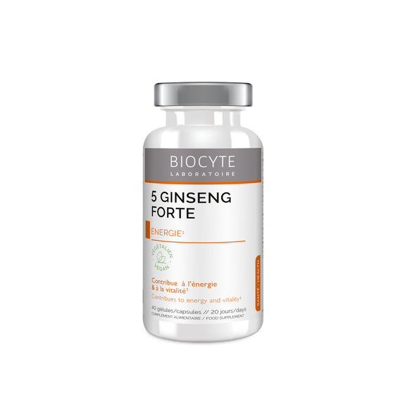 BIOCYTE 5 GINSENG FORTE 40 gélules BIOCYTE 5 GINSENG FORTE 40 gélules