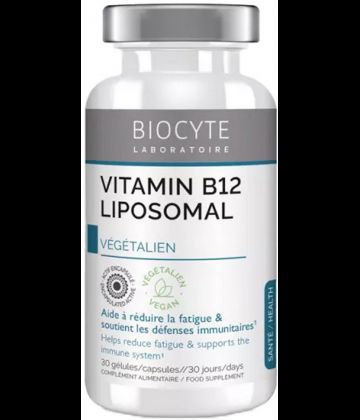 BIOCYTE VITAMIN B12 LOPOSOMAL 30 gélules
