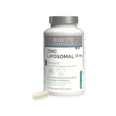 BIOCYTE ZINC LIPSOMAL 60 gélules BIOCYTE ZINC LIPSOMAL 60 gélules