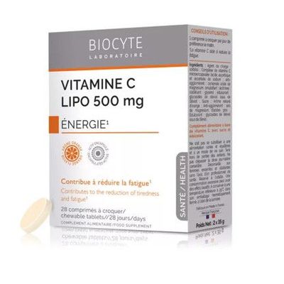 BIOCYTE VITAMINE C LIPO 500 mg BIOCYTE VITAMINE C LIPO 500 mg